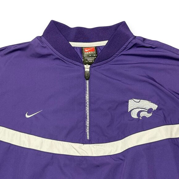 Kansas State Wildcats Nike Quarter Zip Jacket Size Large - Picture 2 of 7